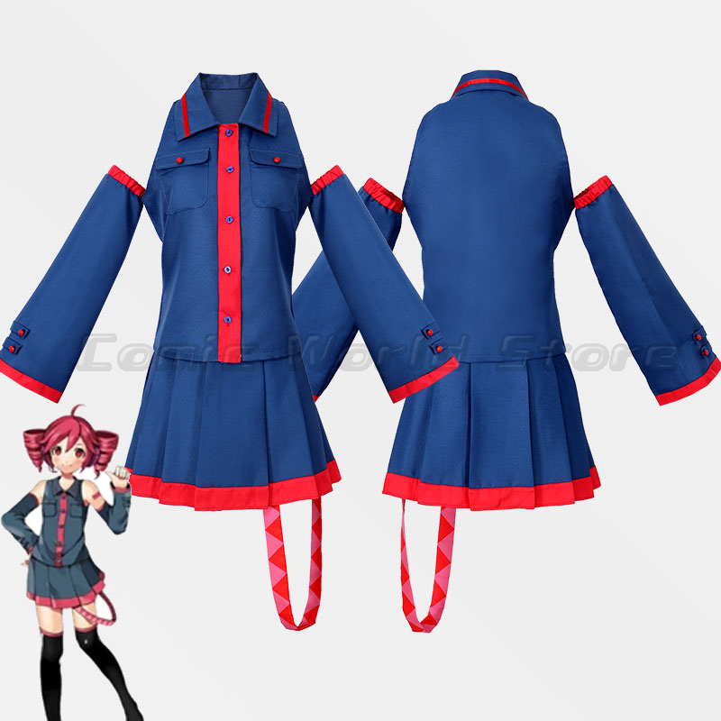 Women Fashion Japan - Anime Kasane Teto Cosplay Fashion Uniform