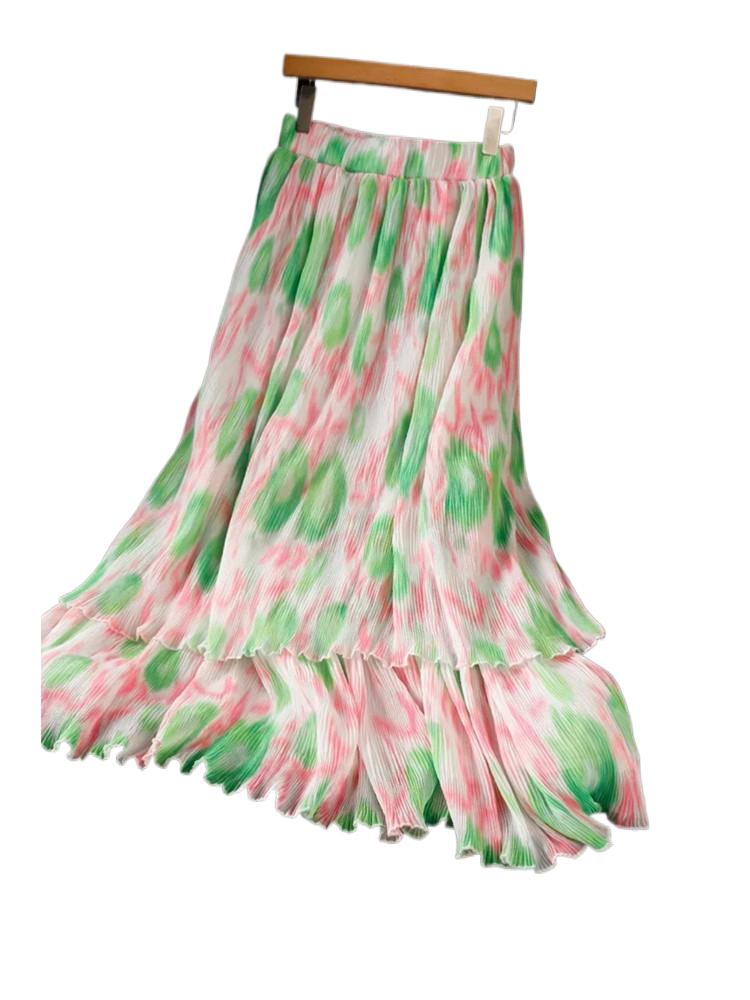 Women Fashion Japan - 2026 Fashion Sweet Floral Print Chiffon