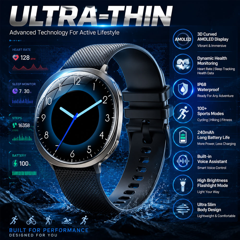 Women Fashion Week 2026 - New Smart Watch Tracking Fitness Voice