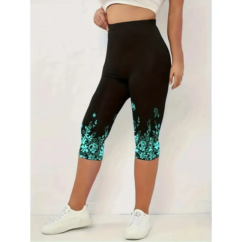 Xxl Women Fashion - Women's S-XXL Casual Slim Fit Capri
