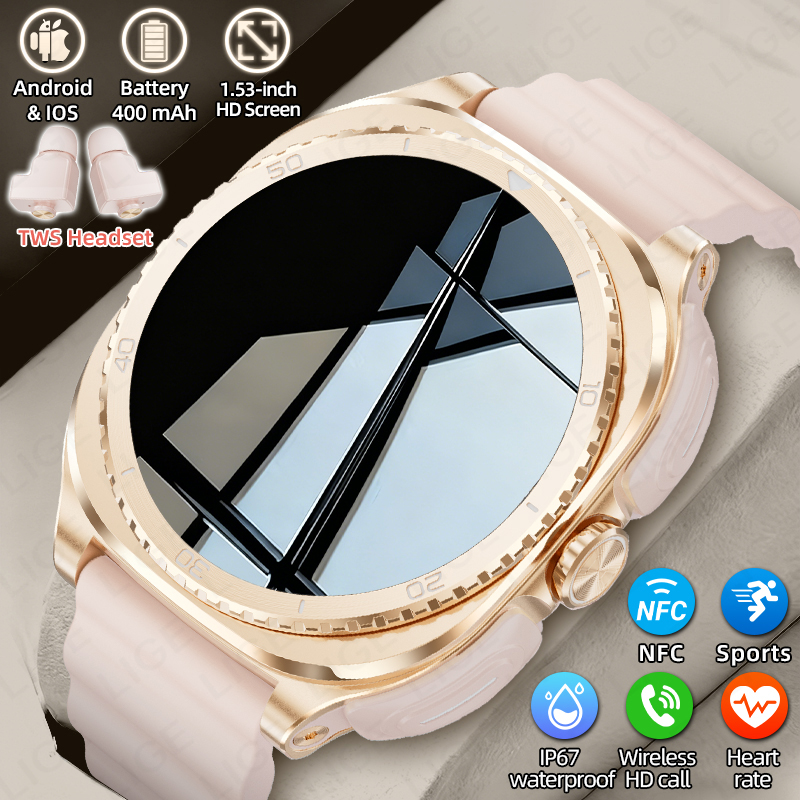 Women Fashion Week 2026 - LIGE 2 In 1 TWS Headset