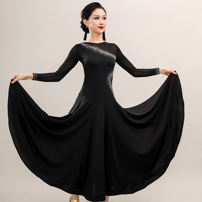 Xxl Women Fashion - Women Fashion Ballroom Dancing Dress Modern