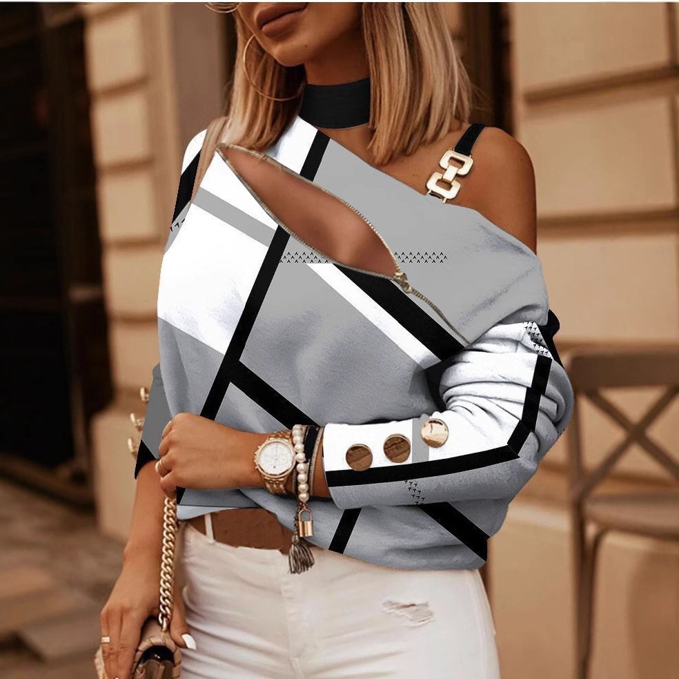 Women's Off Shoulder Blouse wi - Women Fashion Style 评论和价格