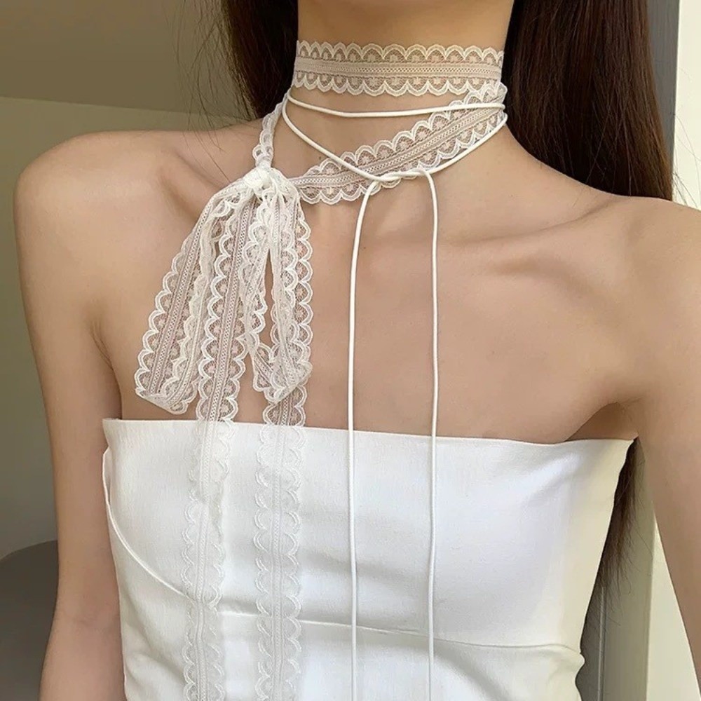 Sweet Gothic Lace Choker Stack - Women'S Fashion Layering 评论和价格