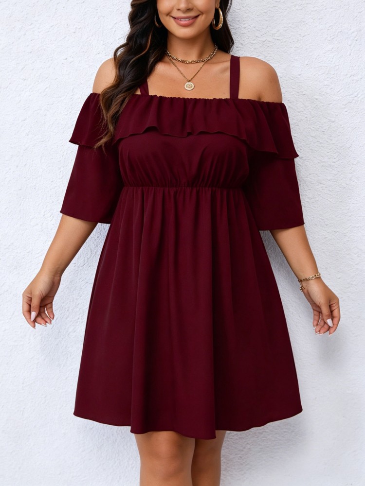 XL-5XL Plus Size Clothes Dress - Xl Women'S Fashion 评论和价格