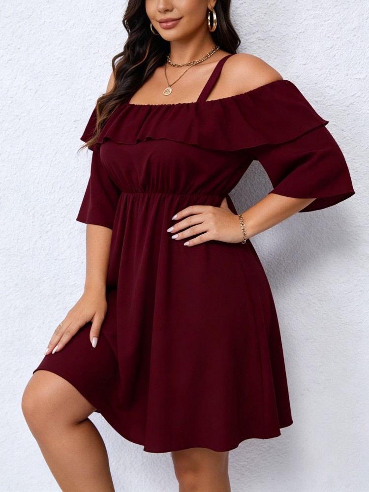 XL-5XL Plus Size Clothes Dress - Xl Women'S Fashion 评论和价格