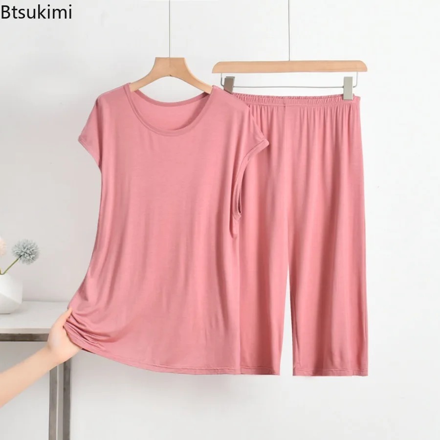 2026 Women's Summer Modal 2PCS - Xxl Women Fashion 评论和价格
