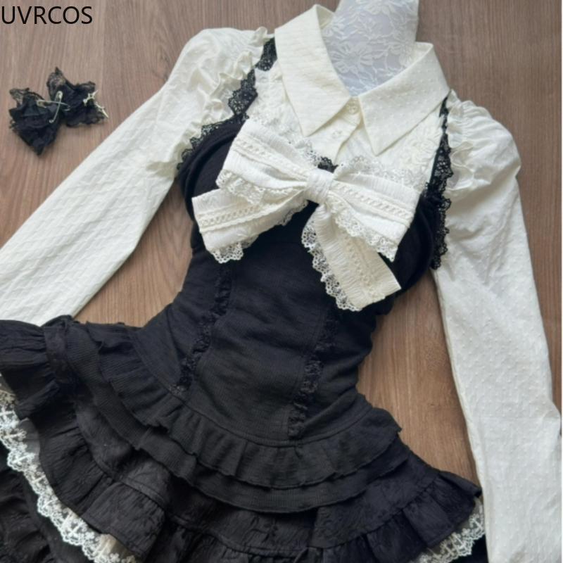 Y2k Aesthetic Lolita Style 3 P - Women Fashion Japan 评论和价格