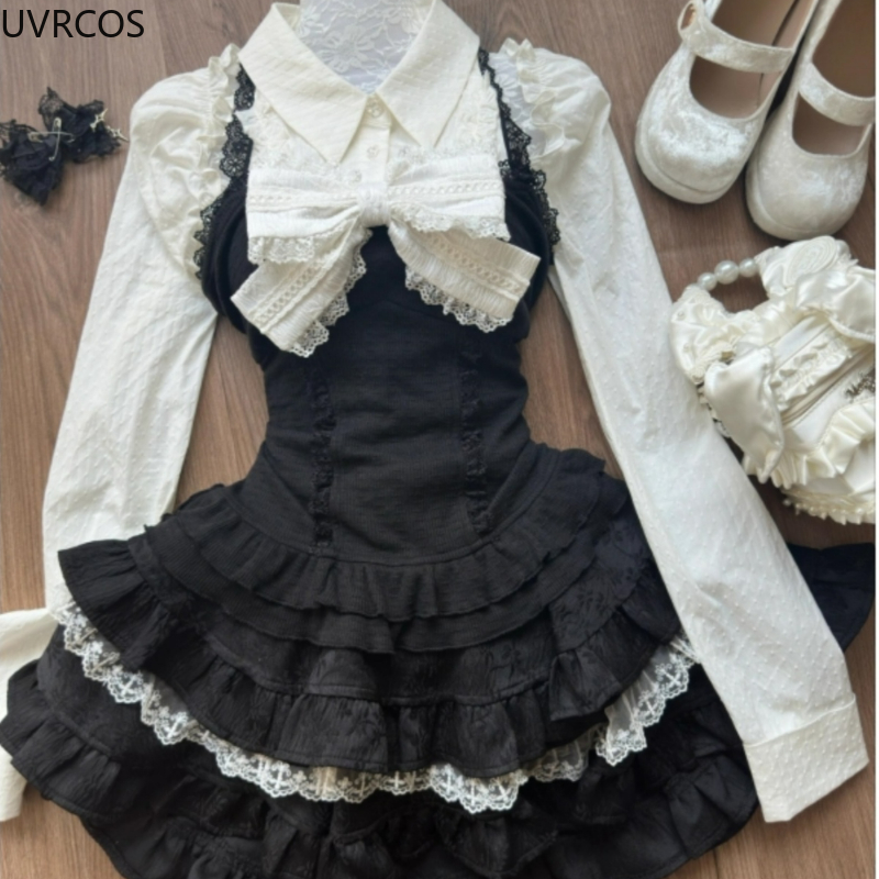 Y2k Aesthetic Lolita Style 3 P - Women Fashion Japan 评论和价格