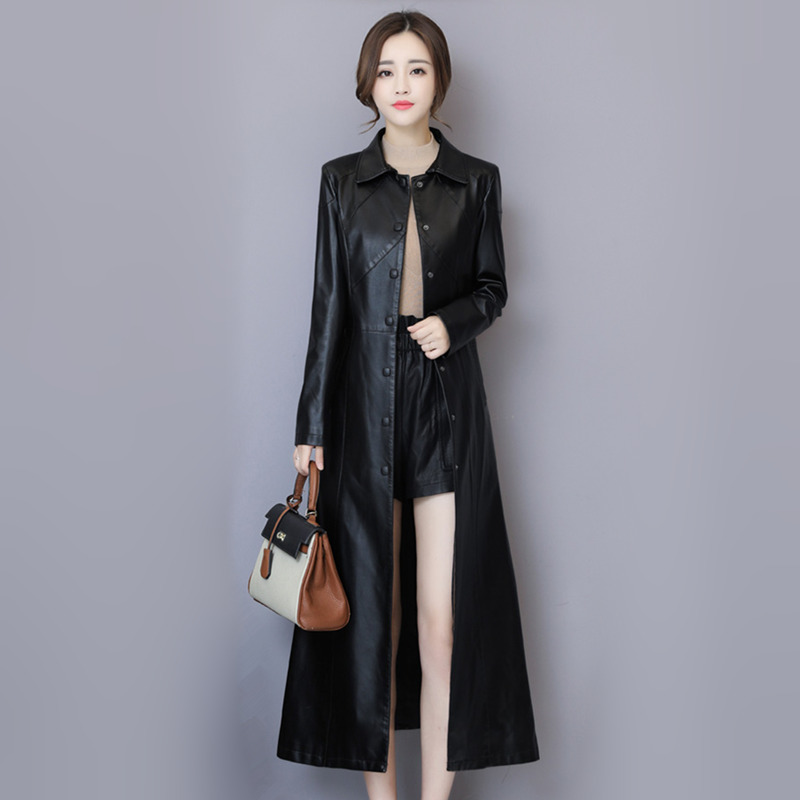 New Women Sheepskin Coat Autum - Women'S Fashion Leather Jacket 评论和价格