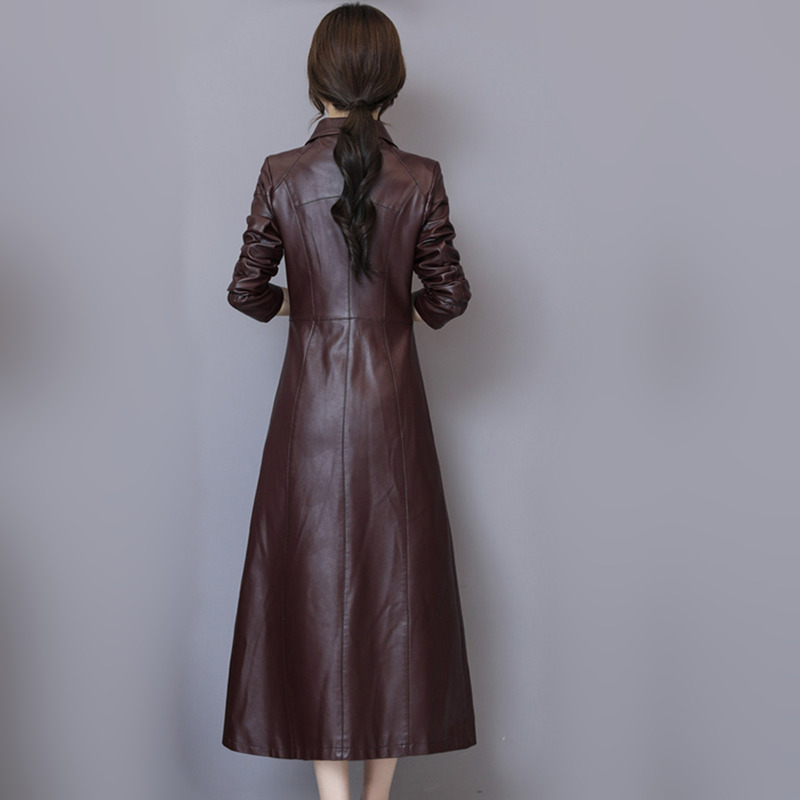 New Women Sheepskin Coat Autum - Women'S Fashion Leather Jacket 评论和价格