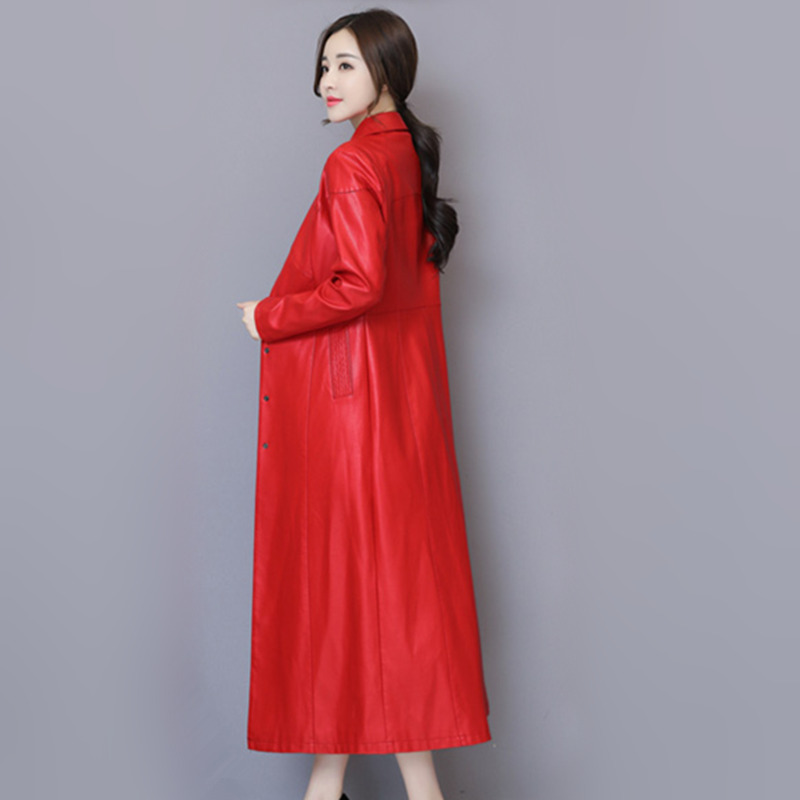 New Women Sheepskin Coat Autum - Women'S Fashion Leather Jacket 评论和价格
