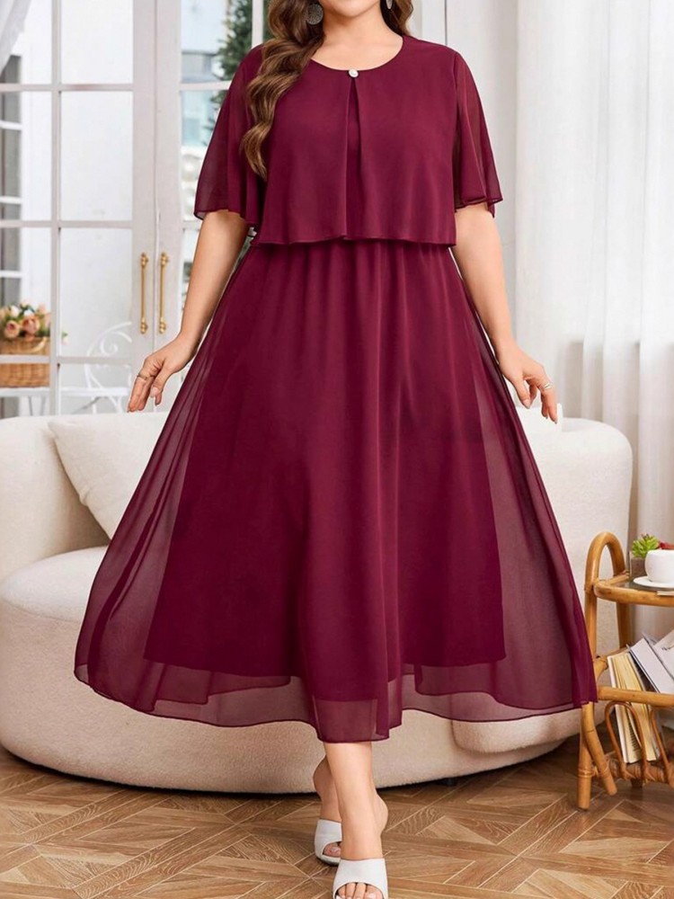 XL-5XL Plus Size Clothes Dress - Xl Women'S Fashion 评论和价格