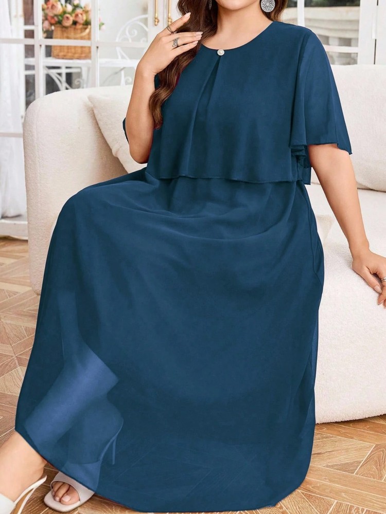 XL-5XL Plus Size Clothes Dress - Xl Women'S Fashion 评论和价格