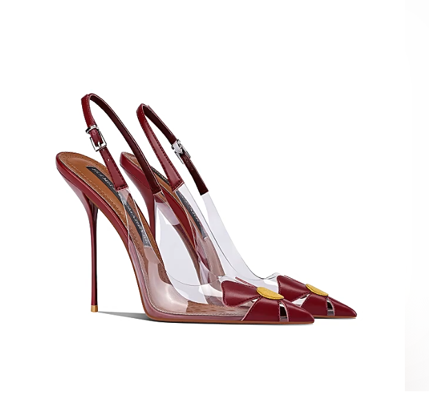 Lacquer leather wine red trans - Women Queen Fashion 评论和价格