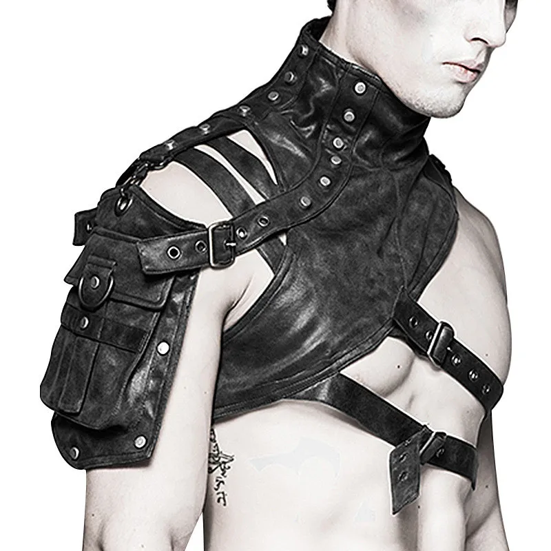 Steampunk Medieval Leather Arm - Women'S Fashion Leather Jacket 评论和价格