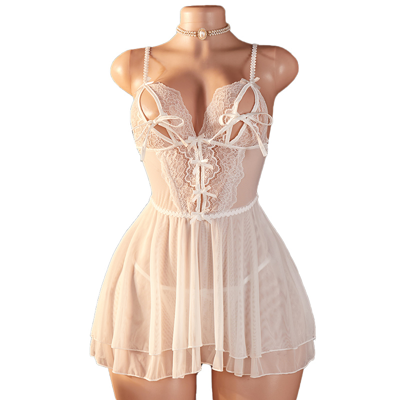 Transparent Sexy Woman Lingeri - Floral Summer Dress 评论和价格