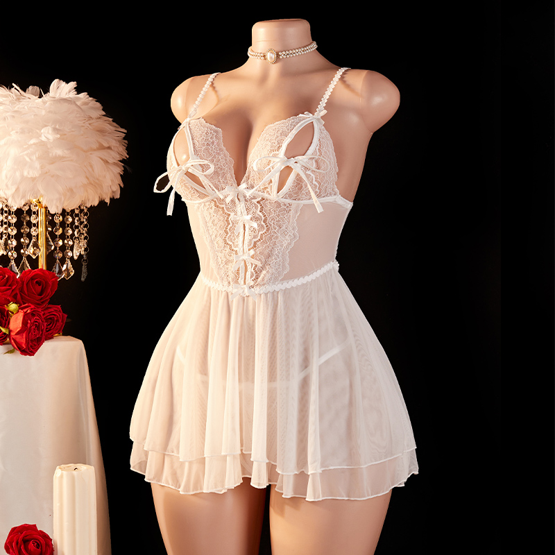 Transparent Sexy Woman Lingeri - Floral Summer Dress 评论和价格