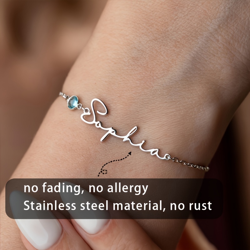 Customized Fashion Name Bracel - Xl Women'S Fashion 评论和价格