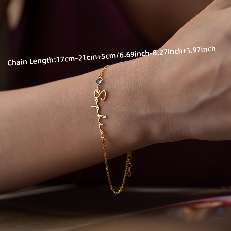 Customized Fashion Name Bracel - Xl Women'S Fashion 评论和价格