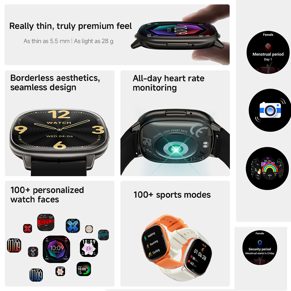 Smart Watch HD17 Air AMOLED Fi - Women Fashion Week 2026 评论和价格