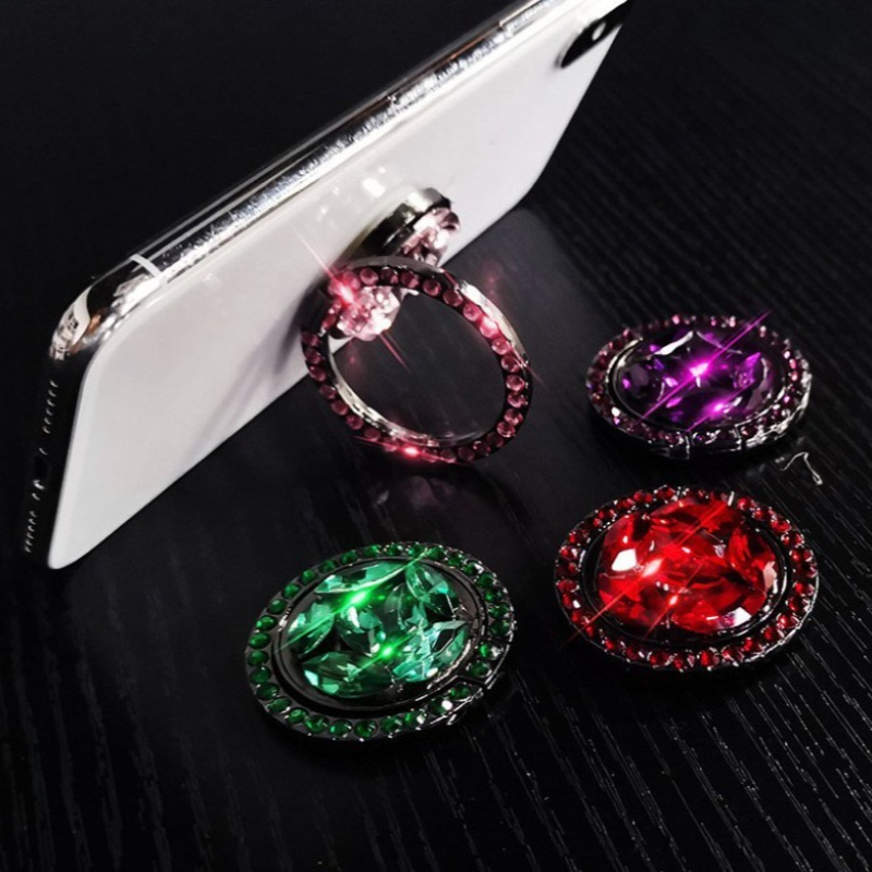 Bing Diamond Phone Holder Port - Women Fashion Rings 评论和价格