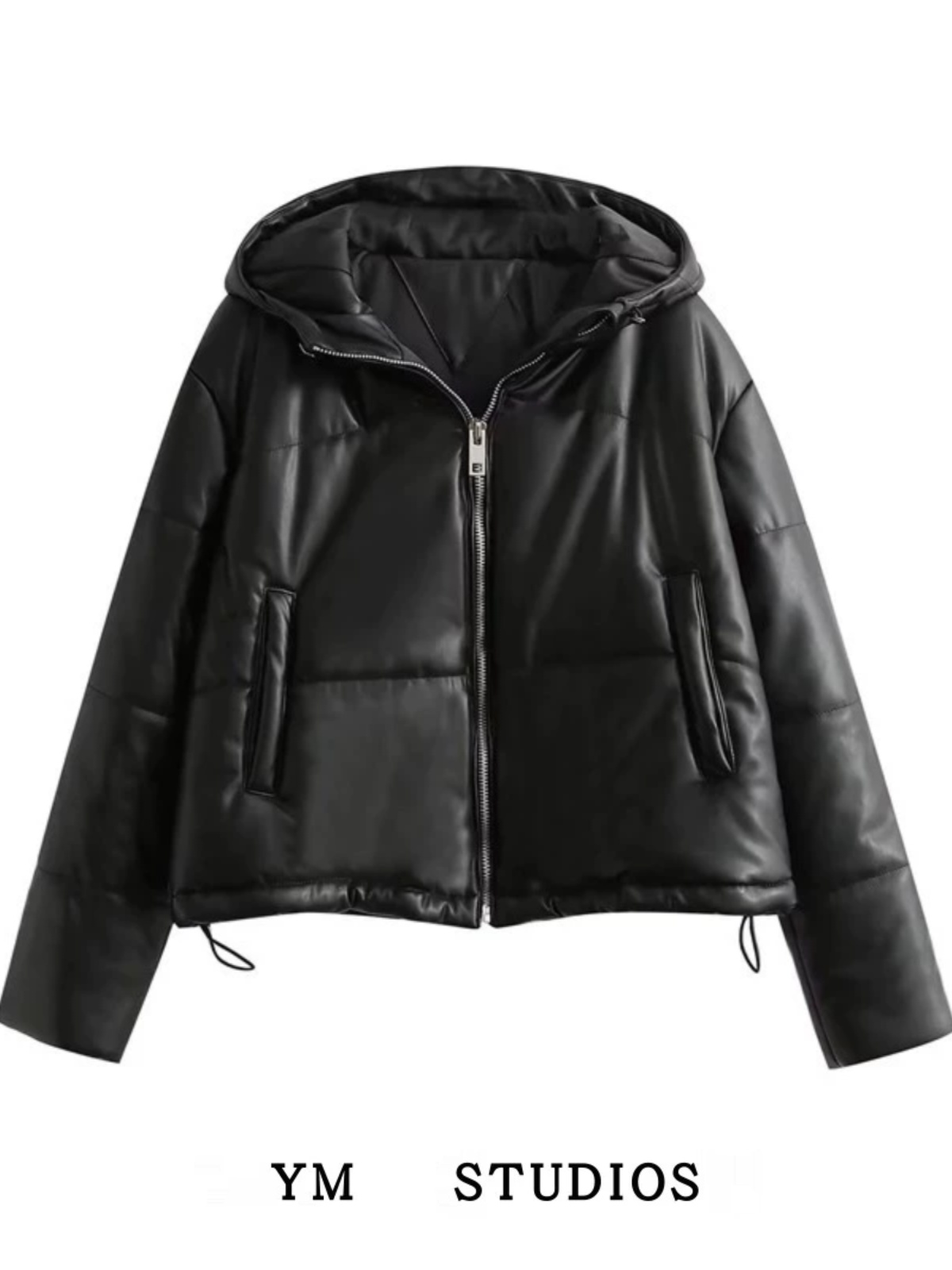 Loose Casual PU Leather Jacket - Women'S Fashion Leather Jacket 评论和价格