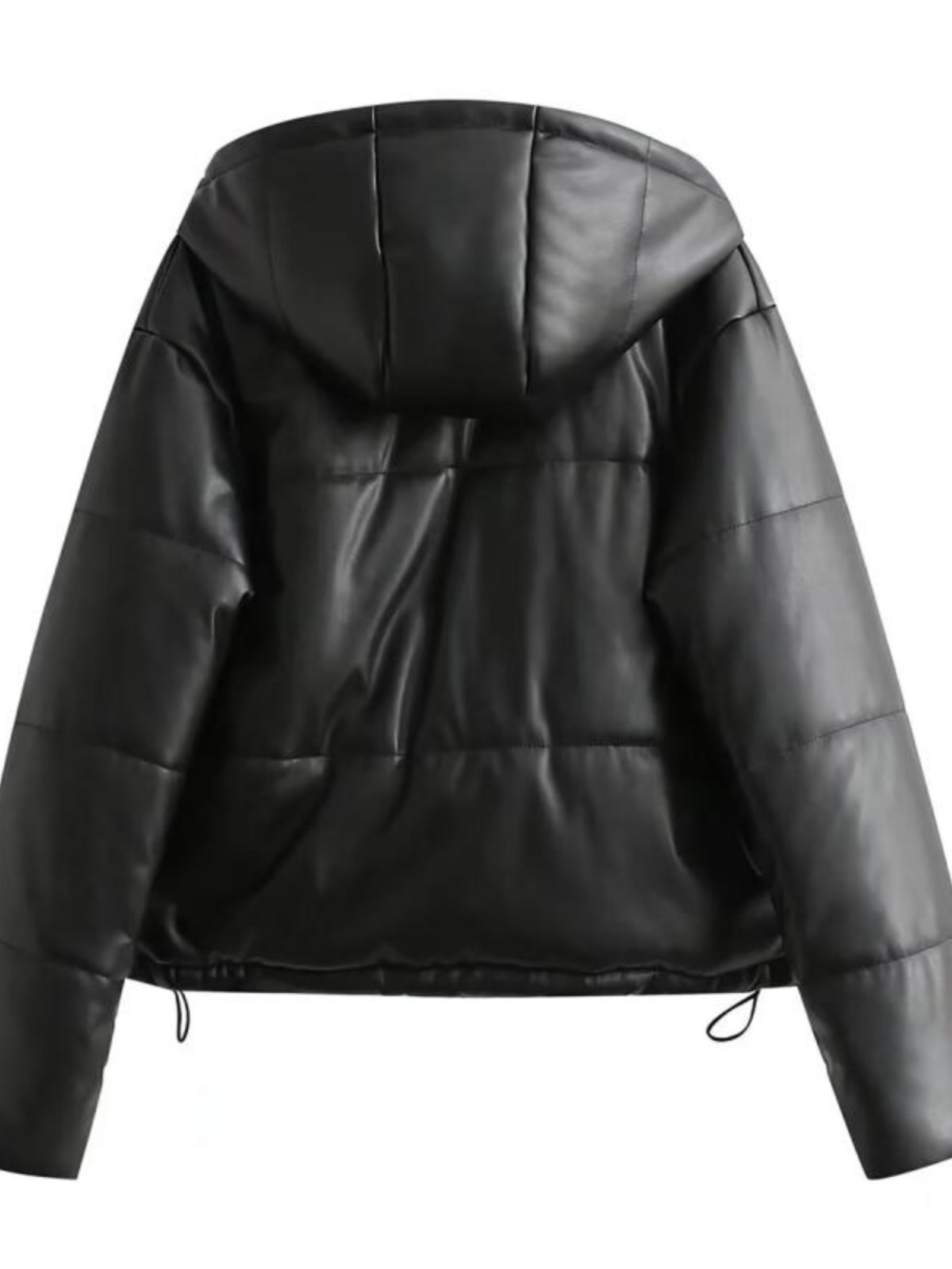 Loose Casual PU Leather Jacket - Women'S Fashion Leather Jacket 评论和价格