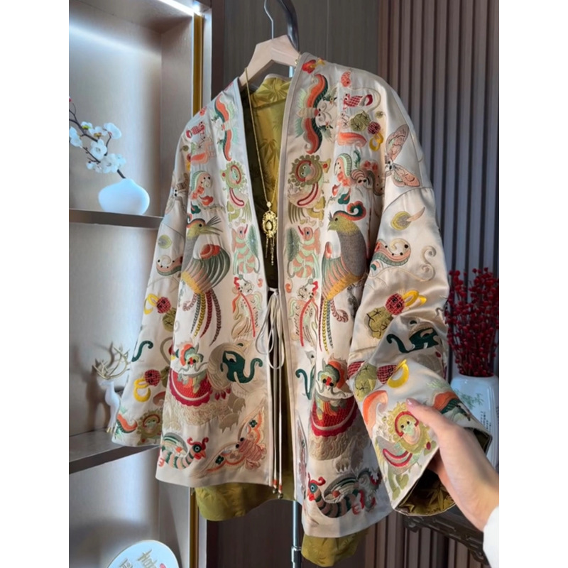 New Chinese Style Kimono Cardi - Women Fashion Style 评论和价格