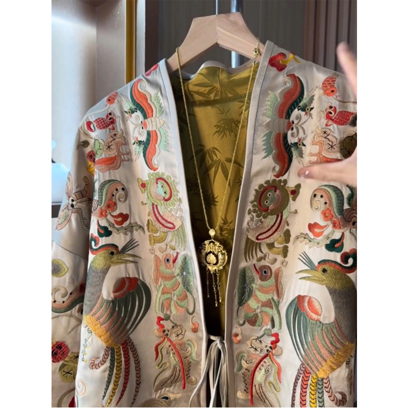 New Chinese Style Kimono Cardi - Women Fashion Style 评论和价格