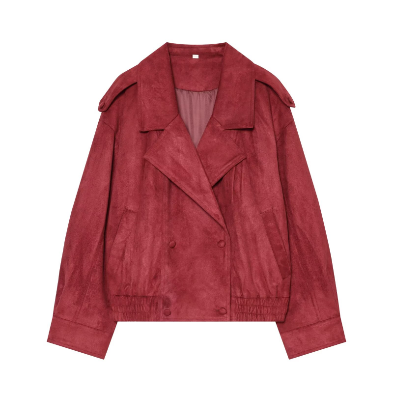 Woman 2026 New Style Suede-lik - Women'S Fashion Leather Jacket 评论和价格