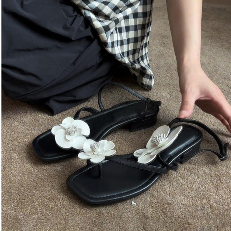 Wonen  Flower Clip Toe High Sa - Floral Summer Dress 评论和价格