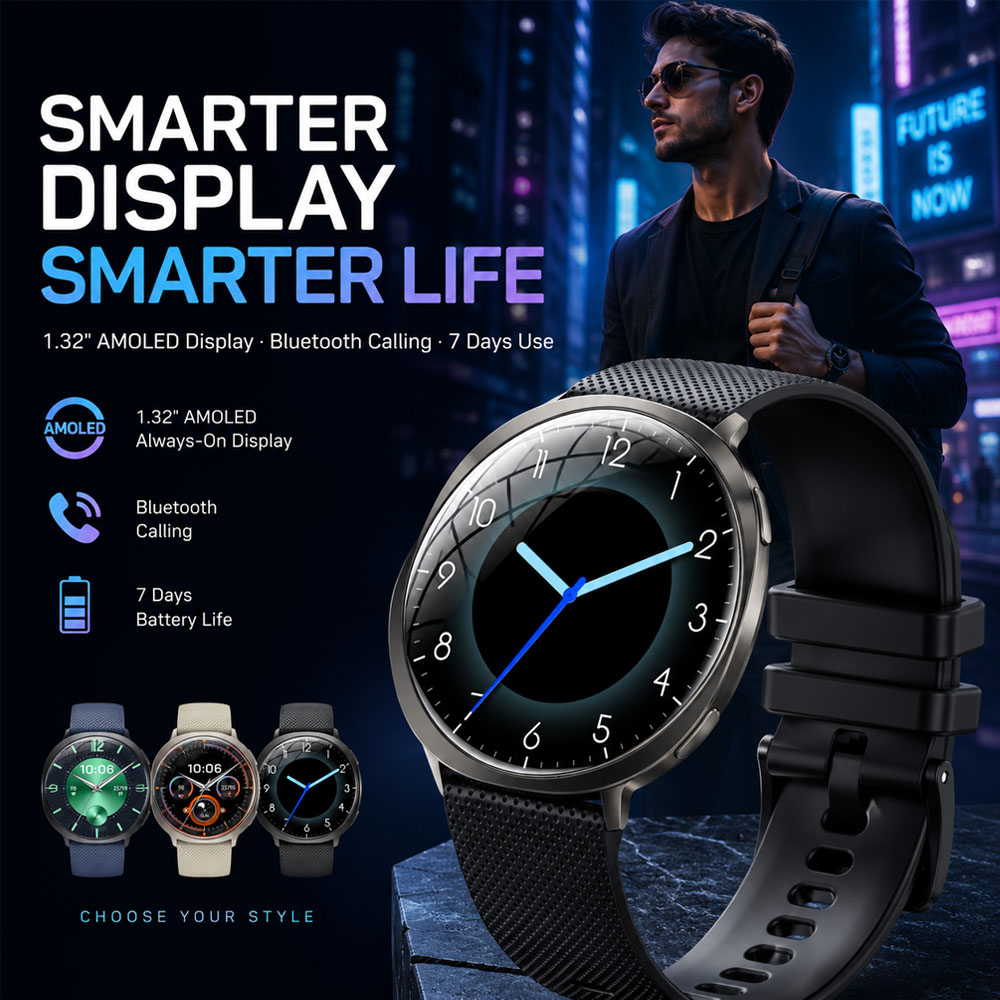 New M301 Smart Watch Round AMO - Women Fashion Week 2026 评论和价格