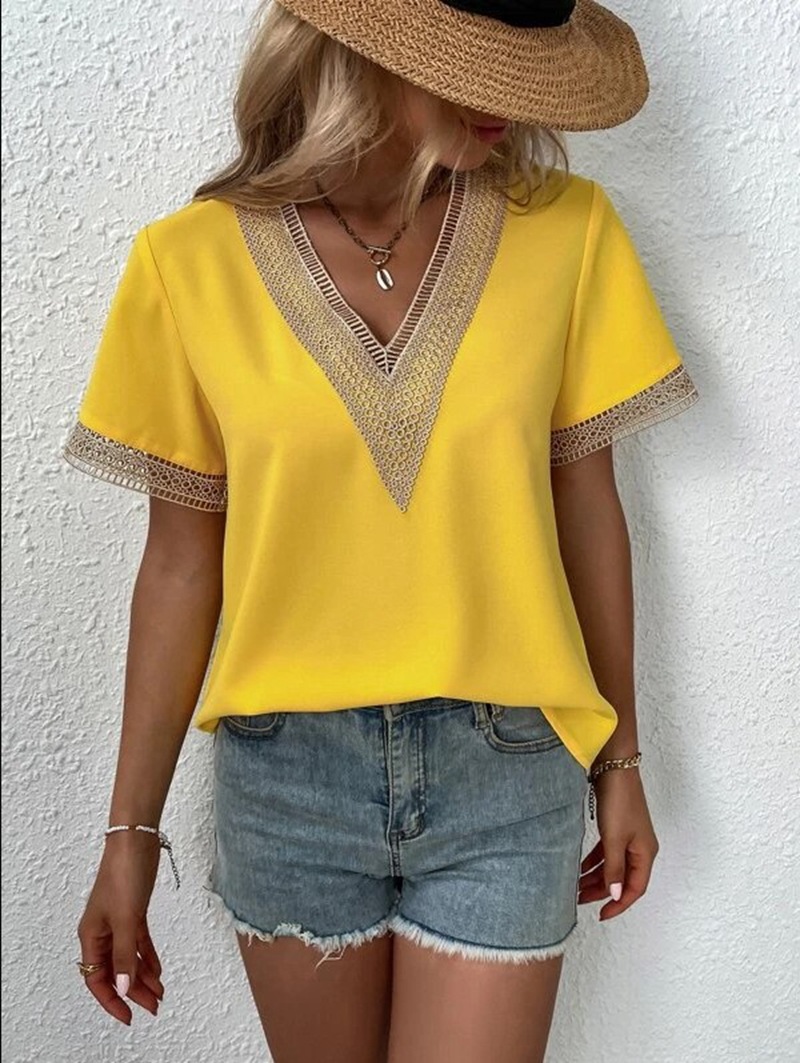 Elegant Blouse Fashion Short S - Xxl Women Fashion 评论和价格