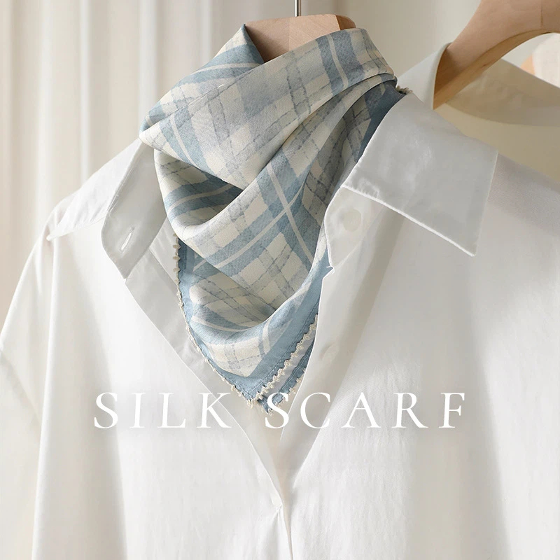 100% Silk scarves ladies sprin - Women Fashion Japan 评论和价格