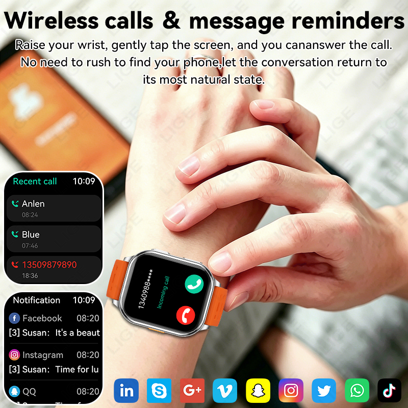LIGE 2026 Camera Smart Watch M - Women Fashion Week 2026 评论和价格