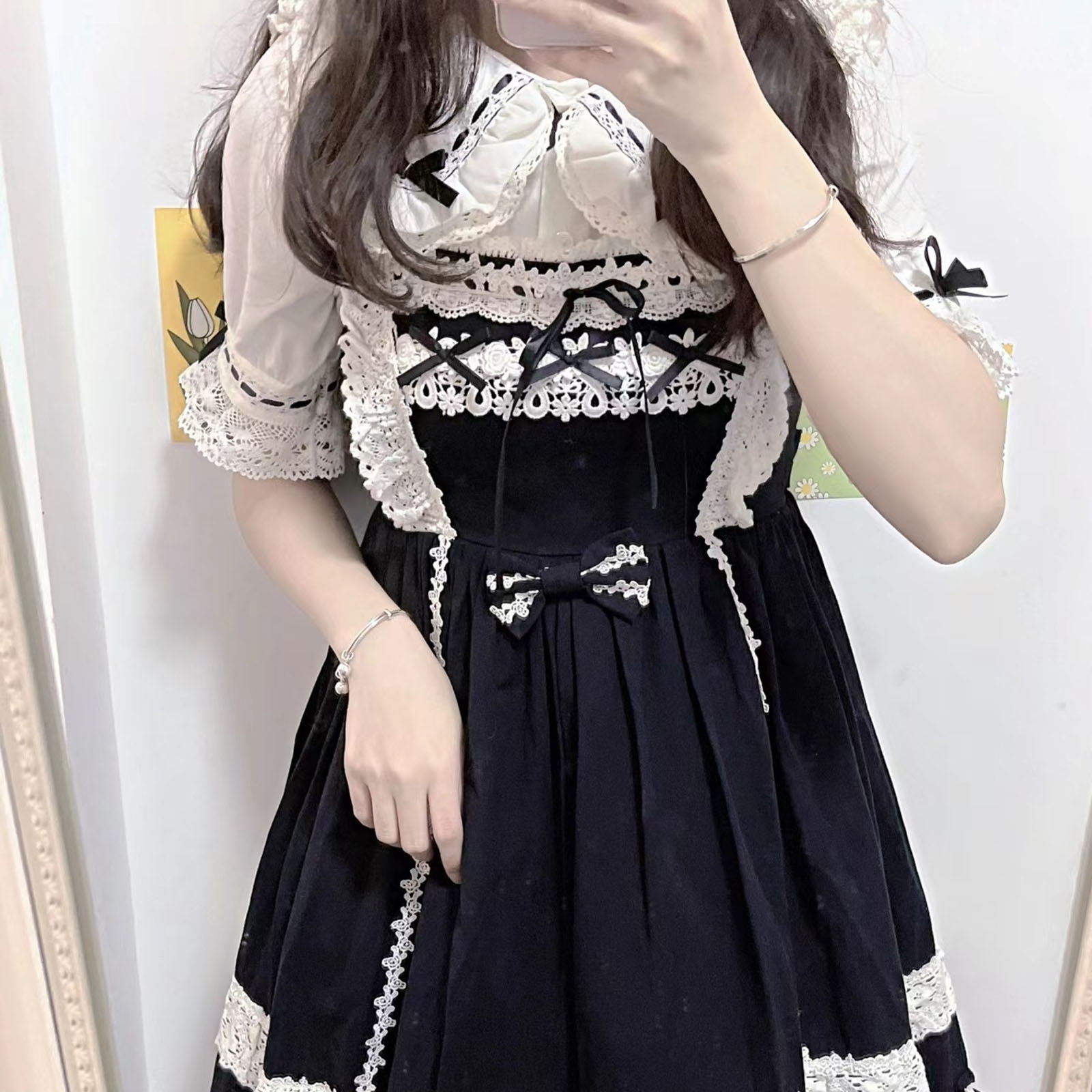 Japanese Lolita Style Lace Ruf - Xl Women'S Fashion 评论和价格