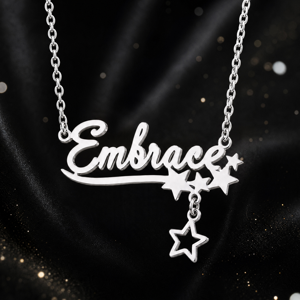 Custom Butterfly Name Necklace - Xl Women'S Fashion 评论和价格
